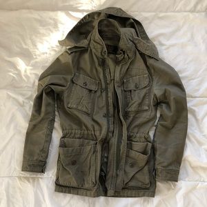 Garrison Fatigue Jacket - Olive Green